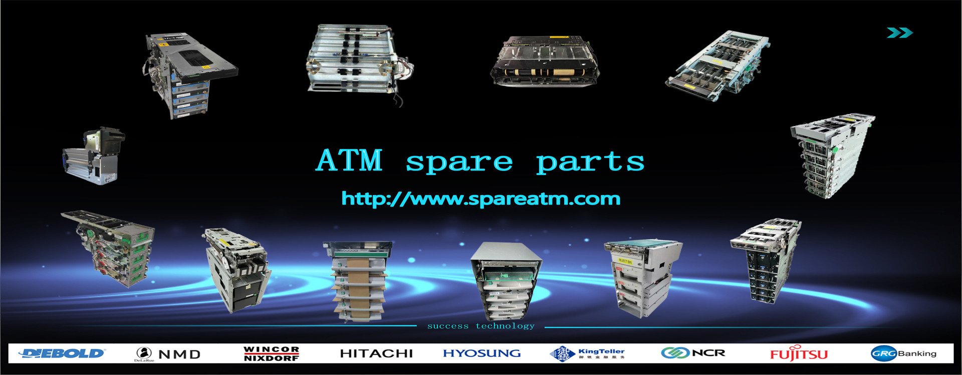کیفیت قطعات خودپرداز دیبولد کارخانه