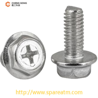 M4*10 NCR S2 کانال کراس ششم گوشه پیچ برای قطعات NCR قطعات جایگزین